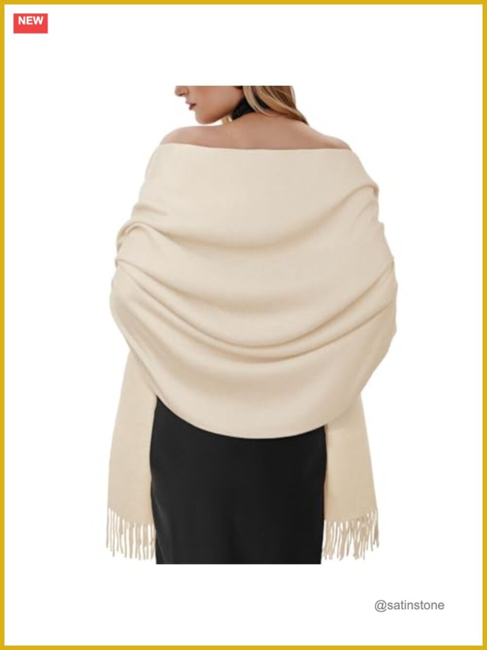 Pashmina Shawl Wrap for Women, Silk Scarf Evening Dress
